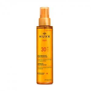 Nuxe Sun Tanning Oil Face And Body Spf30 150ml