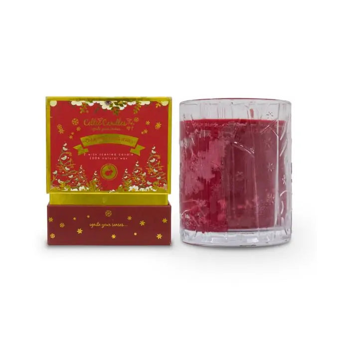 Celtic Candles Double Wick Cinnamon + Winter Berry