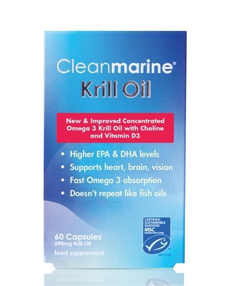 Cleanmarine Krill Oil (60 Capsules)