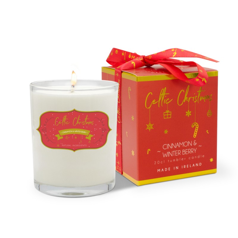 Celtic Candles CINNAMON & WINTER BERRIES AROMAPOT