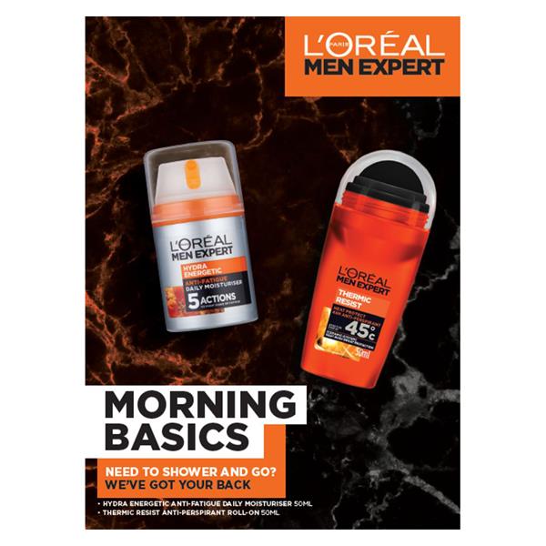 L'Oreal Men Expert Morning Basics 2 Piece Set