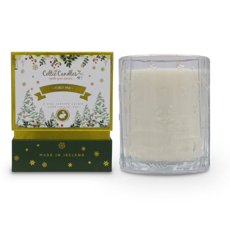 Celtic Candles Forest Pine 2-Wick Candle