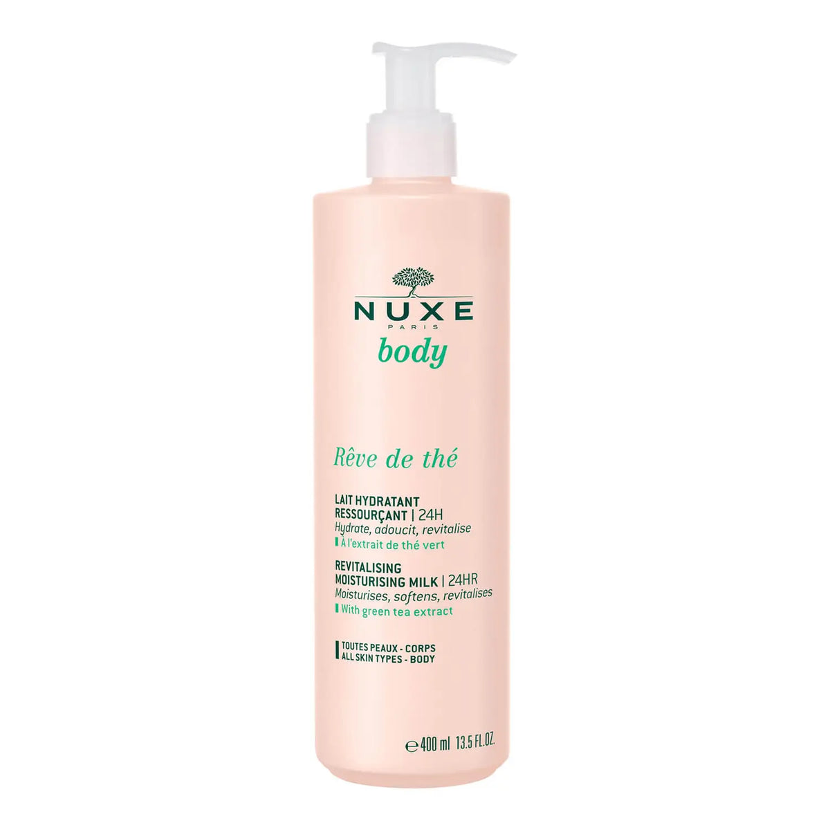 Nuxe Revitalizing Moisturizing Lotion, Rêve de Thé 400 ml