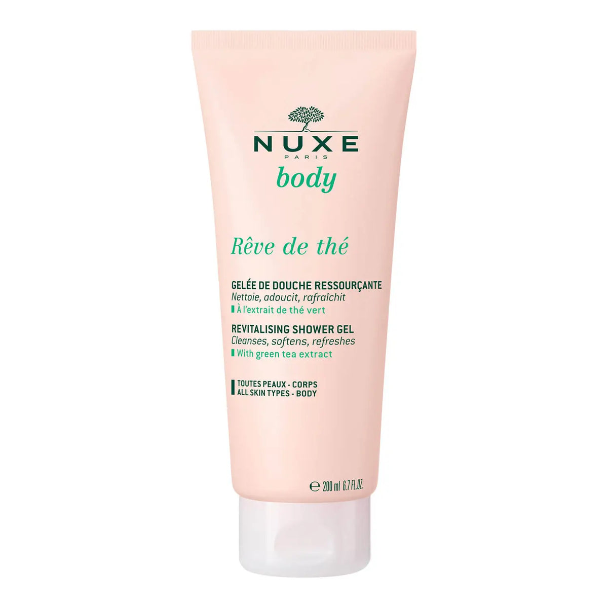 Nuxe Revitalizing Shower Gel, Rêve de Thé 200 ml