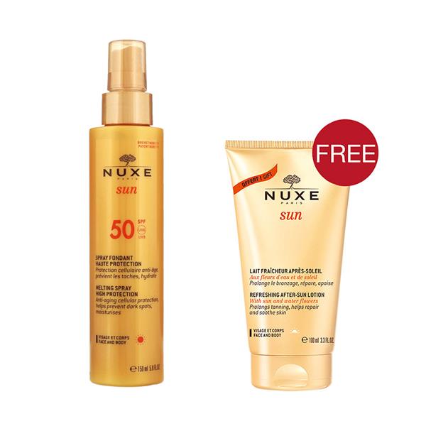 Nuxe SUN SPF 50 SPRAY WITH FREE AFTER SUN 100ML